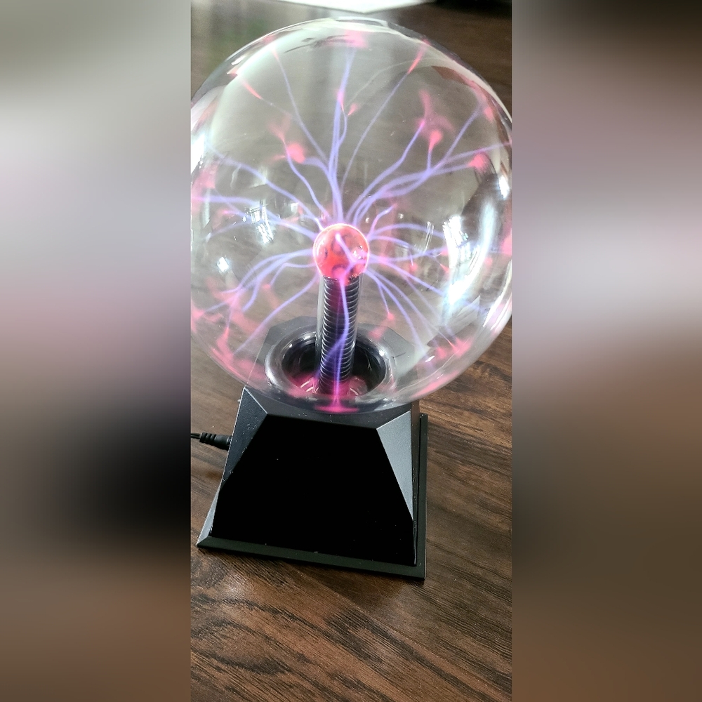 Plasma Globe Decorative Lamp - Pink and Purple